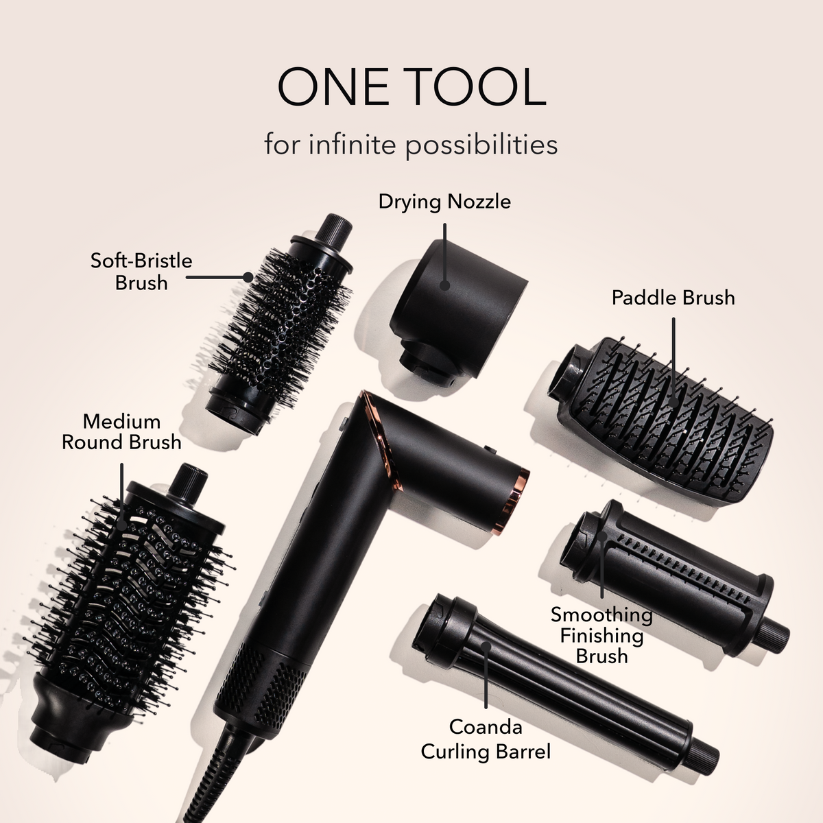 SRI StyleWrap Pro 6-in-1 Coanda Air Multi-Styler